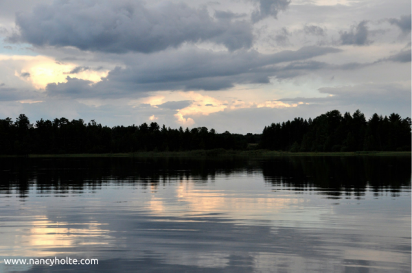 The clouds, the ripples in the water, the reflections, the quiet; it all makes me utter a relaxed "Ahhh . . . "